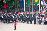 Trooping the Colour 2009: The Blues and Royals marching off behind The Life Guards..
Horse Guards Parade, Westminster,
London SW1,

United Kingdom,
on 13 June 2009 at 12:07, image #250