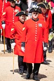 Trooping the Colour 2009: Chelsea Pensioners leaving Horse Guards Parade after the event..
Horse Guards Parade, Westminster,
London SW1,

United Kingdom,
on 13 June 2009 at 12:19, image #271