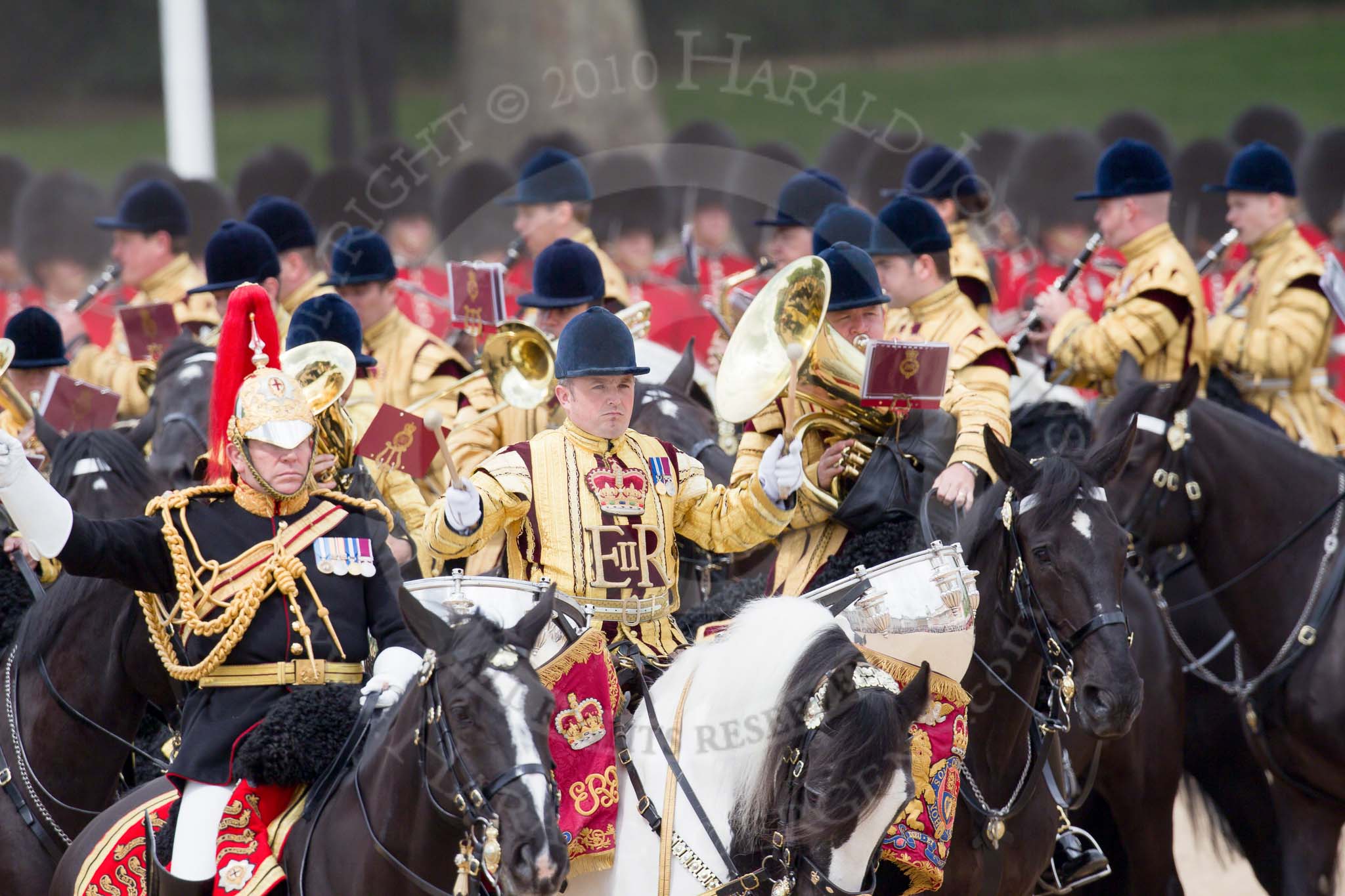 Trooping the Colour 2010: HJoergens41_100612_G6C7573.CR2.
Horse Guards Parade, Westminster,
London SW1,
Greater London,
United Kingdom,
on 12 June 2010 at 11:54, image #168