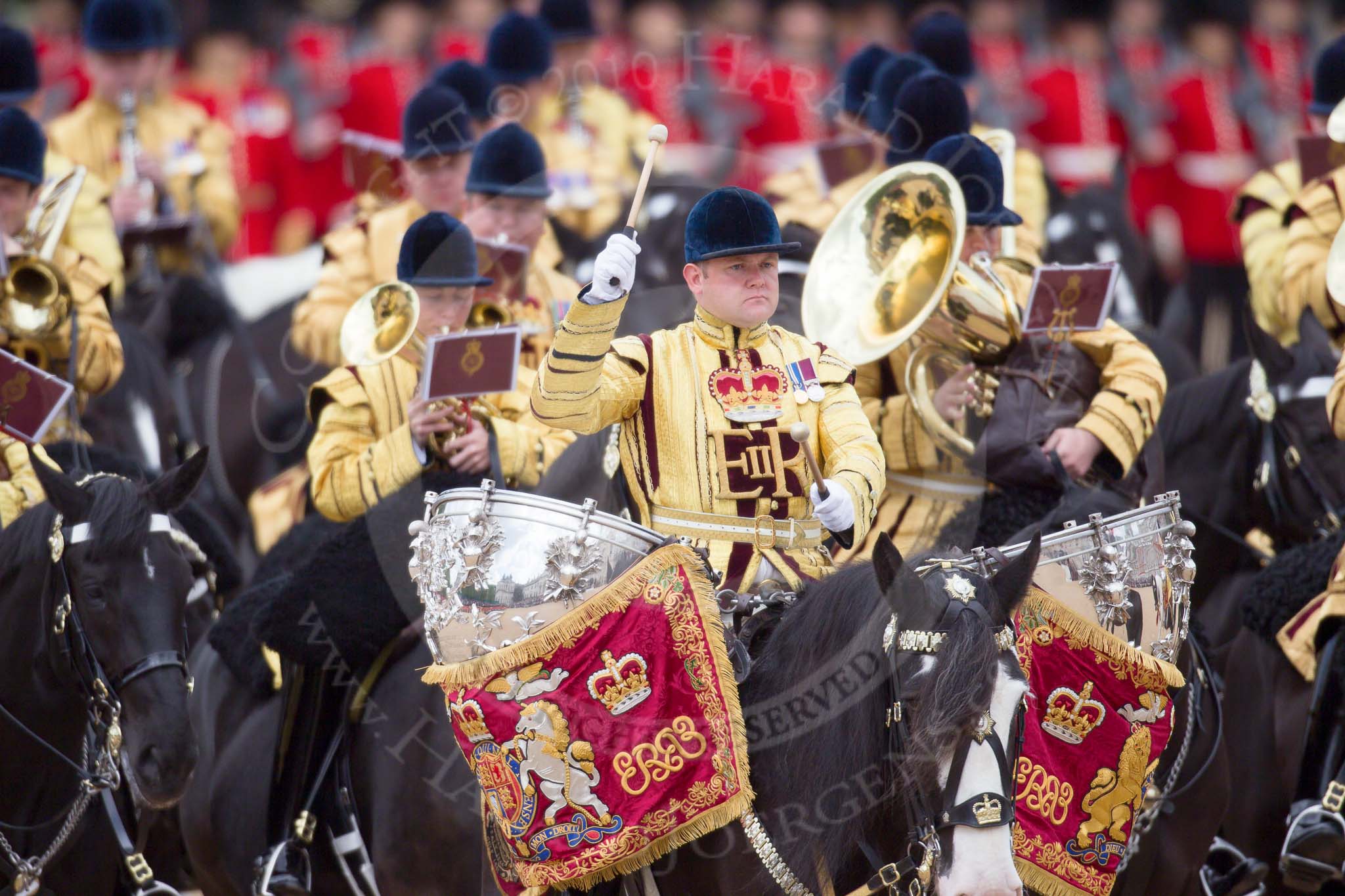 Trooping the Colour 2010: HJoergens41_100612_G6C7631.CR2.
Horse Guards Parade, Westminster,
London SW1,
Greater London,
United Kingdom,
on 12 June 2010 at 11:58, image #178