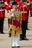 Trooping the Colour 2010: Drum Majors and their bands playing during the March Past by the Foot Guards..
Horse Guards Parade, Westminster,
London SW1,
Greater London,
United Kingdom,
on 12 June 2010 at 11:38, image #144