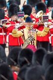 Trooping the Colour 2010: Drum Majors and their bands playing during the March Past by the Foot Guards..
Horse Guards Parade, Westminster,
London SW1,
Greater London,
United Kingdom,
on 12 June 2010 at 11:38, image #146