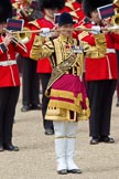 Trooping the Colour 2010: Drum Majors and their bands playing during the March Past by the Foot Guards..
Horse Guards Parade, Westminster,
London SW1,
Greater London,
United Kingdom,
on 12 June 2010 at 11:39, image #148