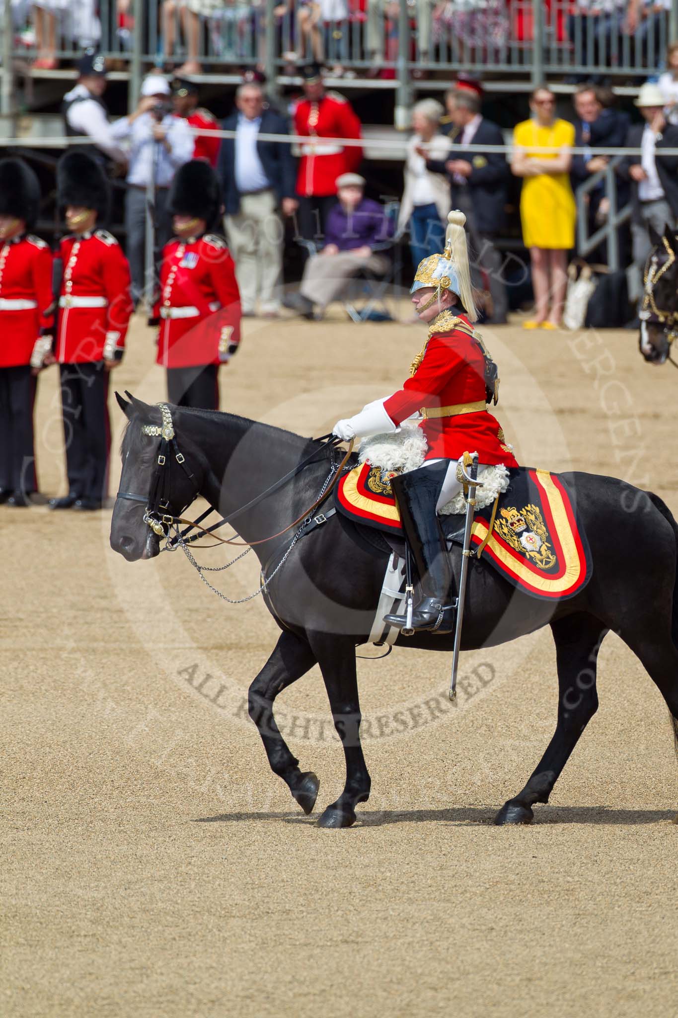 The Colonel's Review 2011: The Silver Stick Adjutant, Lieutenant Colonel H S J Scott, The Life Guards..
Horse Guards Parade, Westminster,
London SW1,

United Kingdom,
on 04 June 2011 at 11:52, image #229