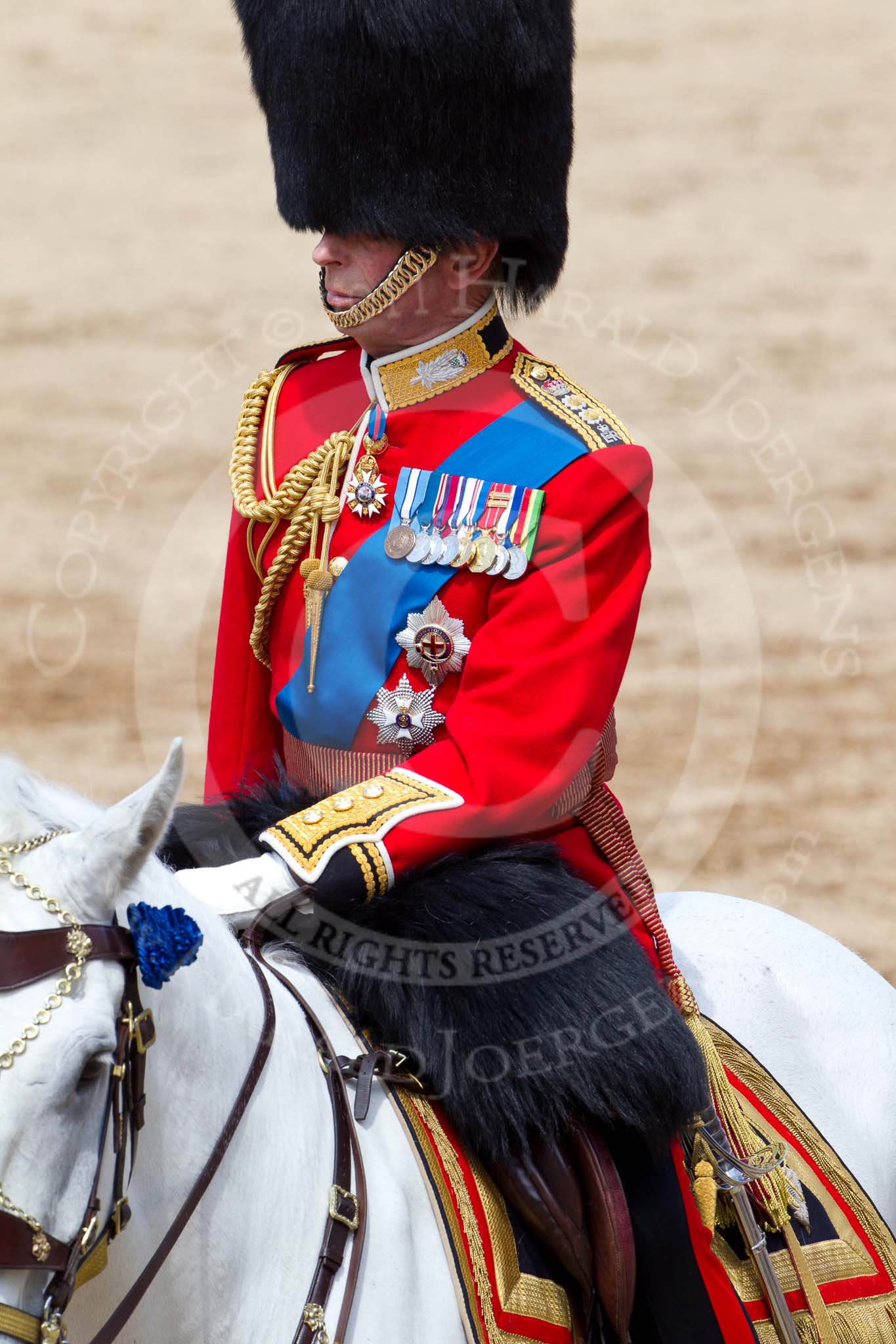 The Colonel's Review 2011: Marching Off - close-up HRH Prince Edward, the Duke of Kent, the Colonel at The Colonel's Review..
Horse Guards Parade, Westminster,
London SW1,

United Kingdom,
on 04 June 2011 at 12:05, image #284
