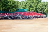 The Colonel's Review 2011: The grand stands on the Downing Street side of Horse Guards Parade, with a press platform, used by the BBC for their live broadcast, and by other camera teams and photographers..
Horse Guards Parade, Westminster,
London SW1,

United Kingdom,
on 04 June 2011 at 09:24, image #2