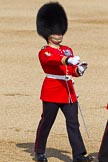 The Colonel's Review 2011: A Company Sergeant Major of the Scots Guards marching across the parade ground..
Horse Guards Parade, Westminster,
London SW1,

United Kingdom,
on 04 June 2011 at 09:40, image #4