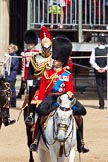 The Colonel's Review 2011: HRH Prince Edward, The Duke of Kent, Colonel Scots Guards. 'The Colonel's Review' is his review, behind him Major Twumasi-Ankrah, Blues and Royals, in place of the Princess Royal..
Horse Guards Parade, Westminster,
London SW1,

United Kingdom,
on 04 June 2011 at 10:59, image #77