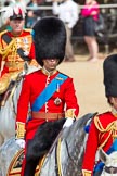 The Colonel's Review 2011: HRH Prince William, The Duke of Cambridge, Colonel Irish Guards, and the centre of media attention as it is his first time taking part in the parade as Royal Colonel.
In front of him, HRH Prince Edward, The Duke of Kent, behind him The Master of the Horse, The Lord Vestey..
Horse Guards Parade, Westminster,
London SW1,

United Kingdom,
on 04 June 2011 at 10:59, image #80