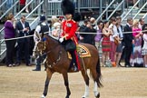 The Colonel's Review 2011: The Field Officer, Lieutenant Colonel L P M Jopp, riding 'Burniston', during the March Past..
Horse Guards Parade, Westminster,
London SW1,

United Kingdom,
on 04 June 2011 at 11:32, image #158