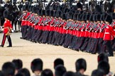 The Colonel's Review 2011: No. 2 Guard, B Company Scots Guards, during the March Past by the Foot Guards in quick time..
Horse Guards Parade, Westminster,
London SW1,

United Kingdom,
on 04 June 2011 at 11:42, image #199