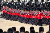 The Colonel's Review 2011: No. 2 Guard, B Company Scots Guards, during the March Past by the Foot Guards in quick time..
Horse Guards Parade, Westminster,
London SW1,

United Kingdom,
on 04 June 2011 at 11:42, image #200