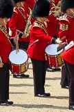 The Colonel's Review 2011: Musicians of the Massed Bands, here drummers of the Band of the Grenadier Guards..
Horse Guards Parade, Westminster,
London SW1,

United Kingdom,
on 04 June 2011 at 12:03, image #278