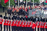 The Major General's Review 2011: The Mouned Bands of the Household Cavary, here the Band of The Life Guards, arriving on Horse Guards Parade, coming from The Mall..
Horse Guards Parade, Westminster,
London SW1,
Greater London,
United Kingdom,
on 28 May 2011 at 10:56, image #95