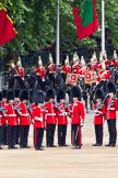 The Major General's Review 2011: The Mouned Bands of the Household Cavary, here the Band of The Life Guards, arriving on Horse Guards Parade. In front No. 5 Guard, 1st Battalion Welsh Guards..
Horse Guards Parade, Westminster,
London SW1,
Greater London,
United Kingdom,
on 28 May 2011 at 10:57, image #96