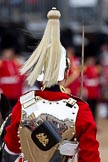 The Major General's Review 2011: A Trooper of The Life Guards, with the the reflection of Horse Guards Building on his shield..
Horse Guards Parade, Westminster,
London SW1,
Greater London,
United Kingdom,
on 28 May 2011 at 10:58, image #99