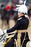 The Major General's Review 2011: The Major General that does the Major General's Review - Major General Commanding the Household Division and General Officer Commanding London District, Major General W G Cubitt, here saluting the Colour..
Horse Guards Parade, Westminster,
London SW1,
Greater London,
United Kingdom,
on 28 May 2011 at 11:00, image #108