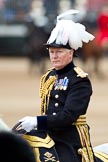 The Major General's Review 2011: The Major General that does the Major General's Review - Major General Commanding the Household Division and General Officer Commanding London District, Major General W G Cubitt, here starting the Inspection of the Line..
Horse Guards Parade, Westminster,
London SW1,
Greater London,
United Kingdom,
on 28 May 2011 at 11:01, image #109