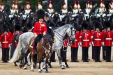 The Major General's Review 2011: The Inspection of the Line. The 'Royal Colonels' passing behind the Field Officer,  Lincoln Jopp..
Horse Guards Parade, Westminster,
London SW1,
Greater London,
United Kingdom,
on 28 May 2011 at 11:03, image #119