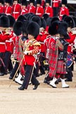 The Major General's Review 2011: Drum Major Stephen Staite, Grenadier Guards, leading the Band of the Grenadier, whilst the band is changing direction..
Horse Guards Parade, Westminster,
London SW1,
Greater London,
United Kingdom,
on 28 May 2011 at 11:10, image #140