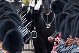 The Major General's Review 2011: A row of bayonets. Guards divisons marching..
Horse Guards Parade, Westminster,
London SW1,
Greater London,
United Kingdom,
on 28 May 2011 at 11:30, image #188