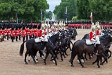 The Major General's Review 2011: The Life Guards during the Ride Past. behind them, on the left, the Massed Bands..
Horse Guards Parade, Westminster,
London SW1,
Greater London,
United Kingdom,
on 28 May 2011 at 11:55, image #242