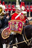 The Major General's Review 2011: The kettle drummer from The Band of The Life Guards..
Horse Guards Parade, Westminster,
London SW1,
Greater London,
United Kingdom,
on 28 May 2011 at 11:59, image #261