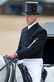 The Major General's Review 2011: Close-up of head coachman Jack Hargreaves..
Horse Guards Parade, Westminster,
London SW1,
Greater London,
United Kingdom,
on 28 May 2011 at 12:07, image #277