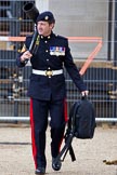 The Major General's Review 2011: An army photographer from the Royal Logistic Corps after the rehearsal..
Horse Guards Parade, Westminster,
London SW1,
Greater London,
United Kingdom,
on 28 May 2011 at 12:14, image #293