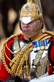 Trooping the Colour 2011: Close-up of The Silver Stick Adjutant, Lieutenant Colonel H S J Scott, The Life Guards.
Horse Guards Parade, Westminster,
London SW1,
Greater London,
United Kingdom,
on 11 June 2011 at 11:03, image #152
