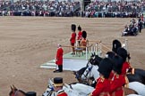 Trooping the Colour 2011: HRH Prince Philip, The Duke of Edinburgh, standing on the saluting base during the inspection of the troops..
Horse Guards Parade, Westminster,
London SW1,
Greater London,
United Kingdom,
on 11 June 2011 at 11:06, image #166