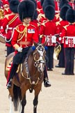 Trooping the Colour 2011: The Field Officer, Lieutenant Colonel Lincoln P M Jopp, watching the Trooping of the Colour through the ranks..
Horse Guards Parade, Westminster,
London SW1,
Greater London,
United Kingdom,
on 11 June 2011 at 11:22, image #205