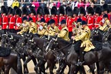 Trooping the Colour 2011: The Mounted Bands of the Household Cavalry playing during the Ride Past..
Horse Guards Parade, Westminster,
London SW1,
Greater London,
United Kingdom,
on 11 June 2011 at 11:54, image #322