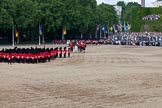 Trooping the Colour 2011: The March Off. Following the Massed Bands and the Royal Procession, the six guard divisions are about to leave the parade ground..
Horse Guards Parade, Westminster,
London SW1,
Greater London,
United Kingdom,
on 11 June 2011 at 12:11, image #423