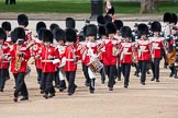 The Colonel's Review 2012: The Band of the Irish Guards getting into position at Horse Guards Parade..
Horse Guards Parade, Westminster,
London SW1,

United Kingdom,
on 09 June 2012 at 10:23, image #52