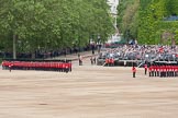 The Colonel's Review 2012: No. 5 Guard and No. 6 Guard at their initial position on Horse Guards Parade, No. 4 Guard still marching down the Mall, turning towards the parade ground..
Horse Guards Parade, Westminster,
London SW1,

United Kingdom,
on 09 June 2012 at 10:24, image #54