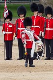 The Colonel's Review 2012: The "lone drummer" marching towards the Colour..
Horse Guards Parade, Westminster,
London SW1,

United Kingdom,
on 09 June 2012 at 11:12, image #246