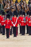 The Colonel's Review 2012: No. 1 Guard (Escort for the Colour), 1st Battalion Coldstream Guards, in front Captain R M Crook and the Ensign, wearing the white colour belt..
Horse Guards Parade, Westminster,
London SW1,

United Kingdom,
on 09 June 2012 at 11:13, image #248
