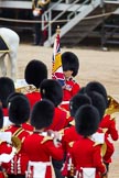The Colonel's Review 2012: The Regimental Colour of the Coldstream Guards that is about to be collected by the Escort for the Colour, No. 1 Guard..
Horse Guards Parade, Westminster,
London SW1,

United Kingdom,
on 09 June 2012 at 11:14, image #250