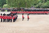 The Colonel's Review 2012: No. 1 Guard (Escort for the Colour), 1st Battalion Coldstream Guards, getting ready for the Collection of the Colour..
Horse Guards Parade, Westminster,
London SW1,

United Kingdom,
on 09 June 2012 at 11:15, image #254