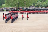 The Colonel's Review 2012: No. 1 Guard (Escort for the Colour), 1st Battalion Coldstream Guards, getting ready for the Collection of the Colour..
Horse Guards Parade, Westminster,
London SW1,

United Kingdom,
on 09 June 2012 at 11:15, image #255