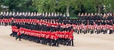The Colonel's Review 2012: No. 1 Guard (Escort for the Colour), 1st Battalion Coldstream Guards, getting ready for the Collection of the Colour..
Horse Guards Parade, Westminster,
London SW1,

United Kingdom,
on 09 June 2012 at 11:15, image #257