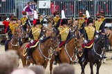 The Colonel's Review 2012: The King's Troop Royal Horse Artillery during their Ride Past..
Horse Guards Parade, Westminster,
London SW1,

United Kingdom,
on 09 June 2012 at 11:51, image #395