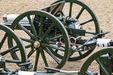 The Colonel's Review 2012: A pair of the 13-pounder guns used by the Royal Horse Artillery..
Horse Guards Parade, Westminster,
London SW1,

United Kingdom,
on 09 June 2012 at 11:52, image #402