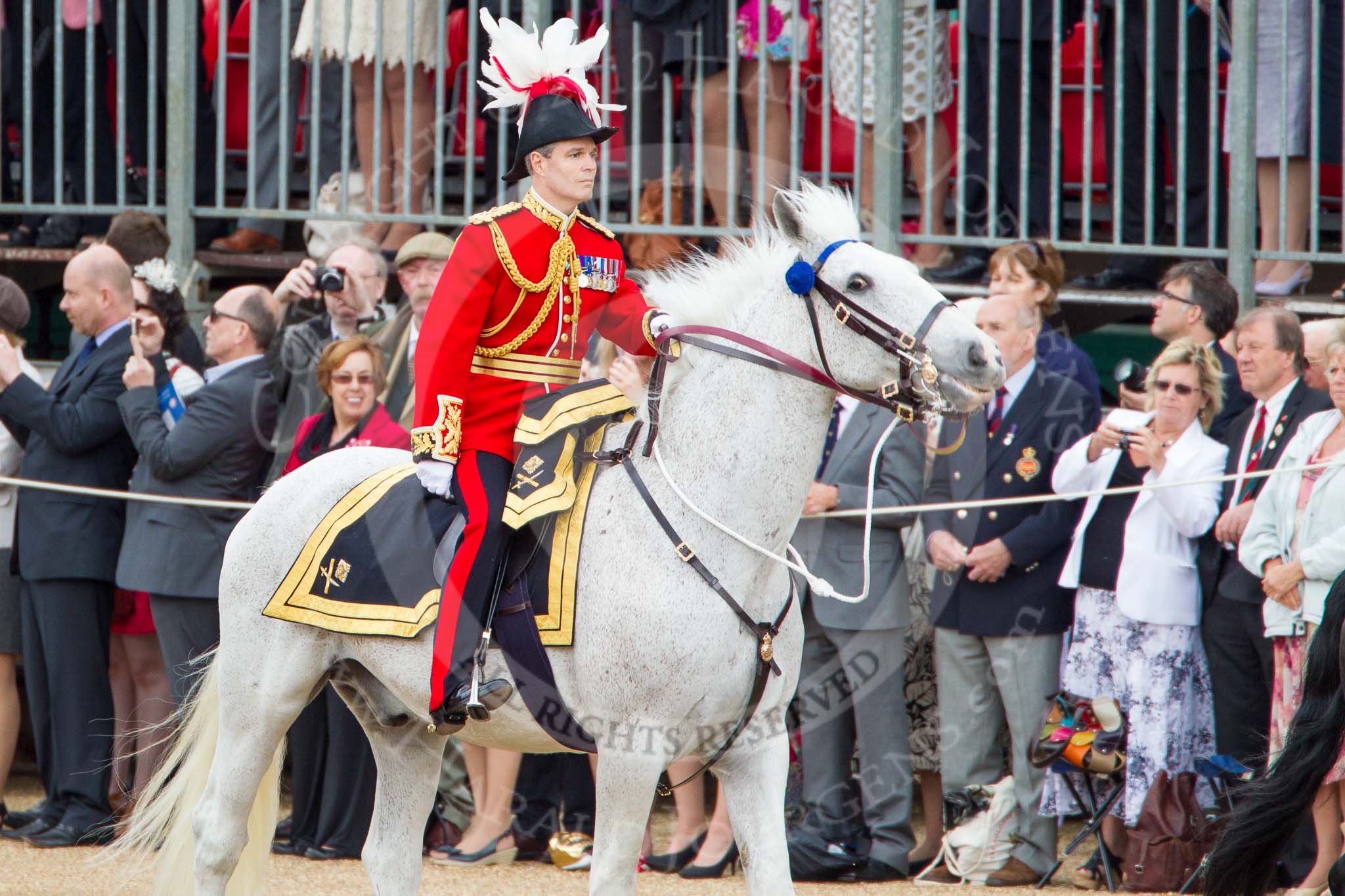 Photo 1206161059101D43270HaraldJoergens Trooping the Colour 2012: Major General Commanding the Household Division and General Officer Commanding London District, Major General G P R Norton..
Horse Guards Parade, Westminster,
London SW1,
United Kingdom,
on 16 June 2012 at 10:59, image #163