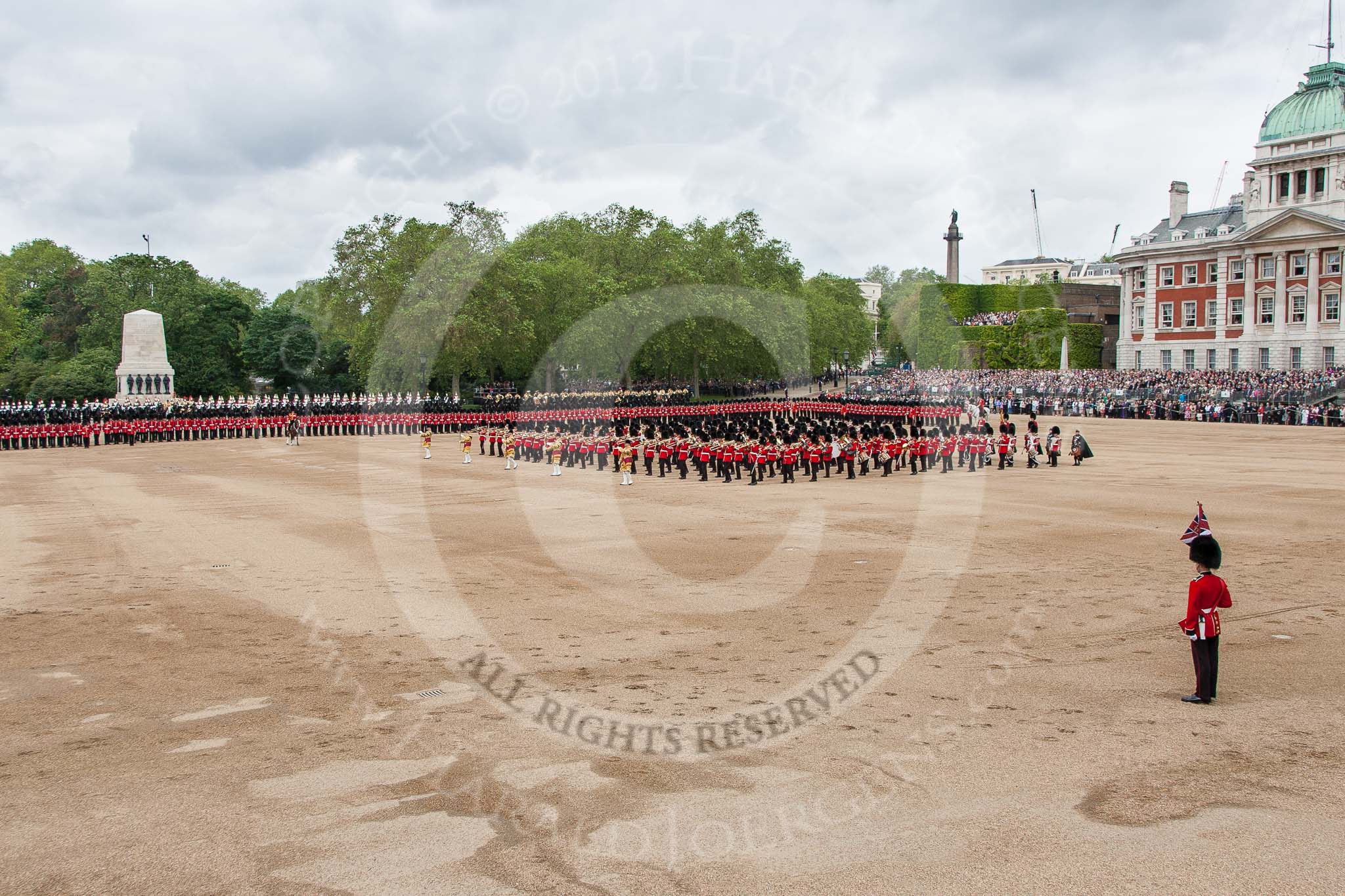 Trooping the Colour 2012.
Horse Guards Parade, Westminster,
London SW1,

United Kingdom,
on 16 June 2012 at 11:12, image #270