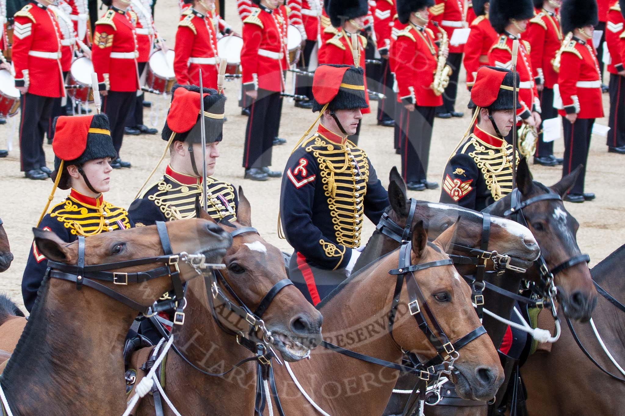 Trooping the Colour 2012.
Horse Guards Parade, Westminster,
London SW1,

United Kingdom,
on 16 June 2012 at 11:55, image #549