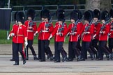 Trooping the Colour 2012: Captain C J D Stevenson leading No. 4 Guard,
Nijmegen Company Grenadier Guards, onto Horse Guards Parade..
Horse Guards Parade, Westminster,
London SW1,

United Kingdom,
on 16 June 2012 at 10:28, image #61