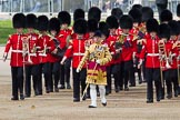 Trooping the Colour 2012: Drum Major Stephen Staite, Grenadier Guards, leading the Band of the Grenadier Guards to their position on Horse Guards Parade..
Horse Guards Parade, Westminster,
London SW1,

United Kingdom,
on 16 June 2012 at 10:28, image #63