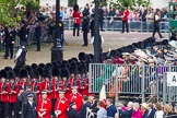 Trooping the Colour 2012: No. 3 Guard, No. 7 Company, Coldstream Guards, arriving at Horse Guards Parade..
Horse Guards Parade, Westminster,
London SW1,

United Kingdom,
on 16 June 2012 at 10:30, image #68